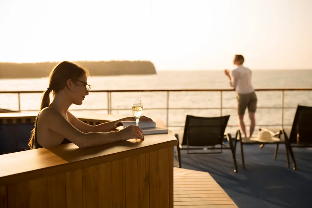 Yacht Isabela II hot tub relaxing