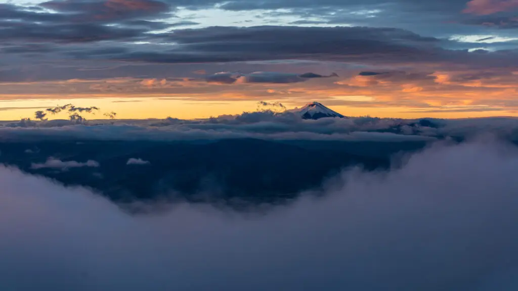 Cotopaxi Volcano is a symbol of Ecuadorian nature. 