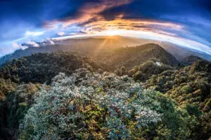 Atardecer en Mashpi Lodge